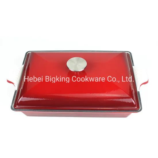 Enamel Cast Iron Cookware Soup Pot 13inch Round Casserole Dish