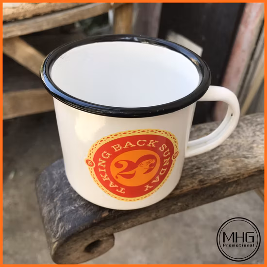 Customized Enamel Metal Mugs