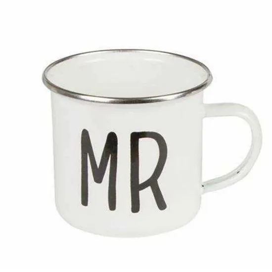 Hot Selling Stainless Steel Enamel Mug Metal Steel Camping Mug 