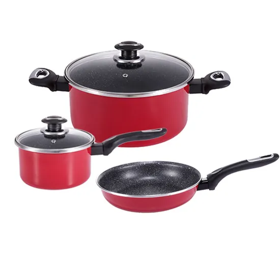 Colorful Enamel Mini Sauce Pan with Spout Customized Decal with Wood Handle 