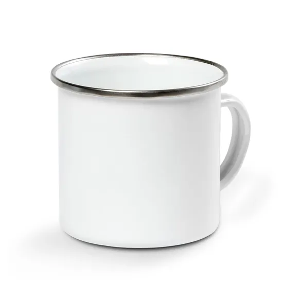 10oz Drinking Camping Tin Coffee Cups Heat Press Enamelled Sublimation Mug Enamel Coffee Mug 