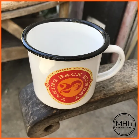 Customized Enamel Metal Mugs 