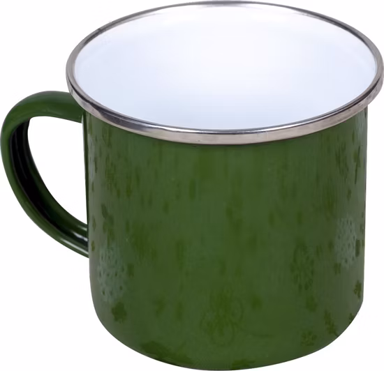 Enamel Mug with Stainless Rim/Coffee Cup/Coffee Mug/Tea Cup/Milk Cup